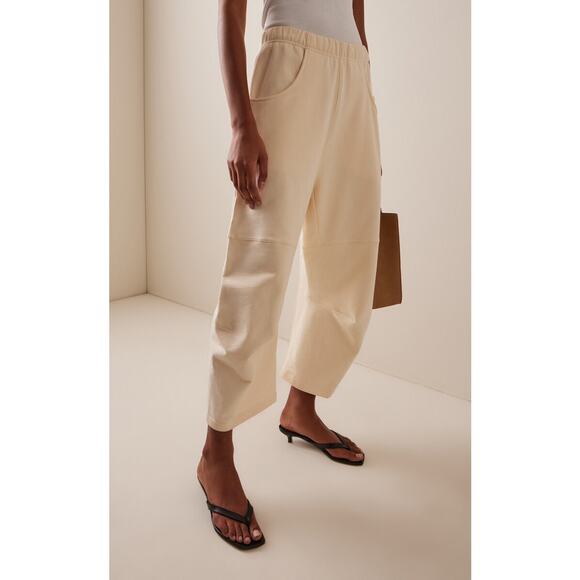 Roucha Pants - Roucha Penn Cotton Sweatpants in Ivory sz B US M